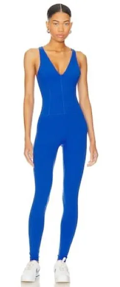 Free People Movement Never Better One-Piece Electric Cobalt size‎ Small thumbnail 1