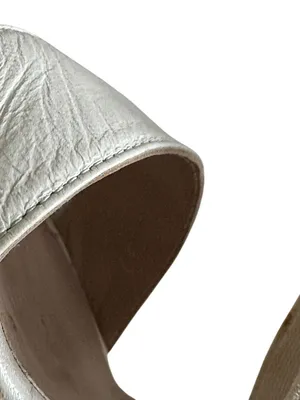 JEAN MICHEL CAZABAT Cream Leather Espadrille Wedges Sandals Size 37 thumbnail 8