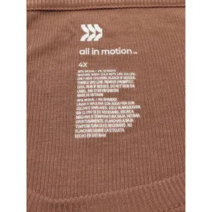 All in Motion Mauve Twist Front Long Sleeve Athletic Top Size 4X‎ NWT thumbnail 2