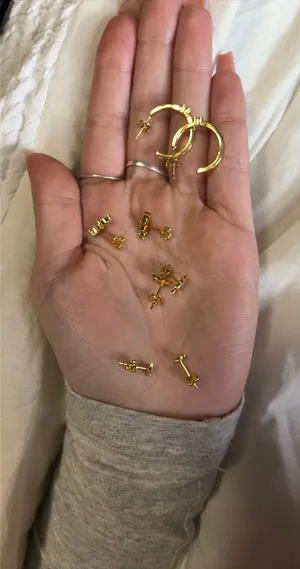evry jewles earrings Gold thumbnail 1
