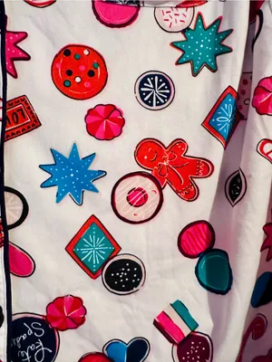 Kate Spade New York | 2PC CHRISTMAS COOKIE LOVE Pajamas, Size S thumbnail 5