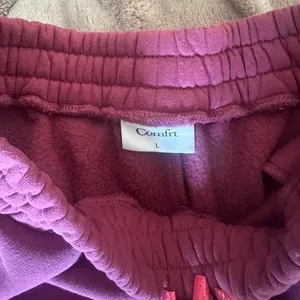 Comfrt rose pink wide leg unisex sweatpants thumbnail 4