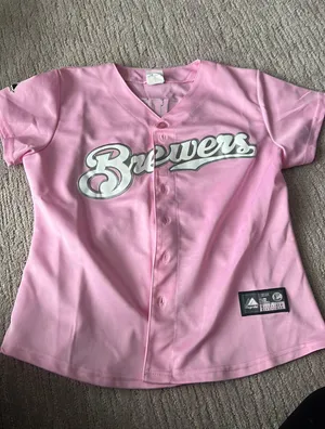 Majestic Brewers Jersey thumbnail 1