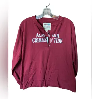 Pressbox Alabama Crimson Tide long sleeve shirt NWT thumbnail 1