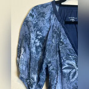 Love Kyla‎ Jada Chambray Navy Dress Size Small thumbnail 5