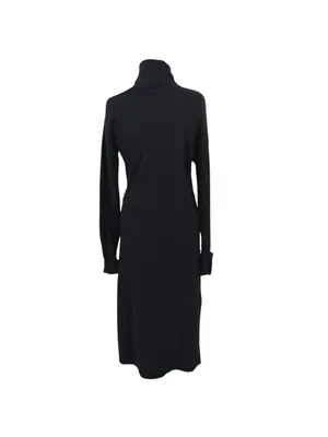 PAIGE Raundi Cutout Turtleneck Midi Sweater Dress Black Wool Blend Size XS NWOT thumbnail 7