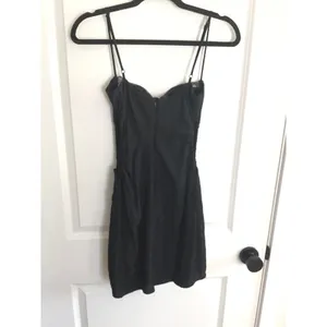 Princess Polly Black Lace Trim Corset Mini Dress Size 6 thumbnail 3