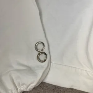 White Women's Top with Ring Accents thumbnail 7