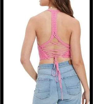 AE x The Summer I Turned Pretty Lace Up Corset thumbnail 2