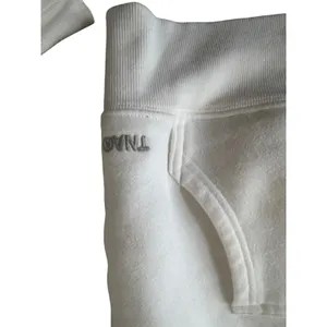 TNA Aritzia Sweatfleece Cozy Fleece Pullover Hoodie White Womens Small‎ thumbnail 3