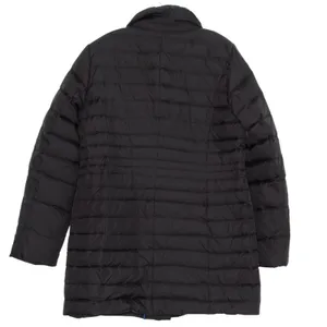 Via Spiga Coat Puffer Down Quilted Minimalist Streetwear Gorpcore‎ Black Large thumbnail 4