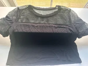 Vintage Las Vegas Crop Top Black Size M thumbnail 2