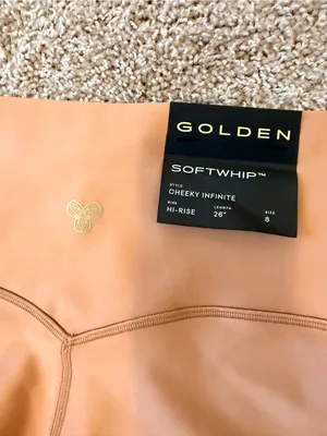 Aritzia Golden Cheeky Infinite Hi-Rise 26" Legging Chocolate Mousse size 8 NWT thumbnail 11