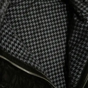 Chicos Black Quilted Velour Reversible Full Zip Mock Neck Vest Equestrian Chic thumbnail 3