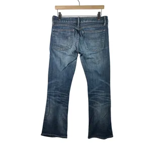 Gap 1969‎ Sexy Boot Jeans Medium Wash Blue Denim Stretch Low Rise 25/0r 0 R Y2K thumbnail 2