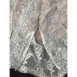 Bronx & Banco White Lace Floral Illusion Midi Dress Fits S Ethereal Elegance thumbnail 6