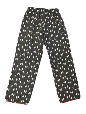 VTG Victoria's Secret The Dreamer Flannel Pj Set tuxedo Penguin Holiday cozy SM thumbnail 7