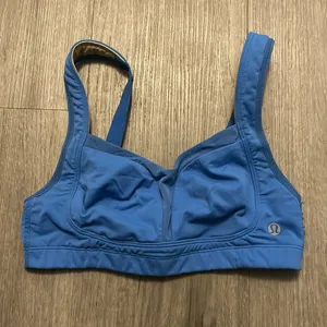 Lululemon Ta Ta Tamer Sports Bra Porcelain Blue thumbnail 1