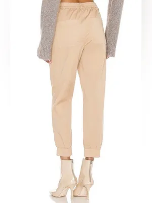 Joie Nelina Tan Cropped Jogger Pants Size 8 thumbnail 2