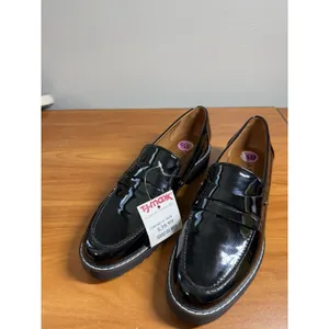 NWT FRANCO SARTO Cassandra Black Platform Penny Loafer Women's Size 8.5 thumbnail 2