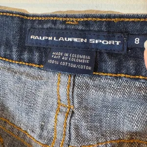 Ralph Lauren‎ Sport Denim Shorts Size 8 Dark Wash Blue thumbnail 4