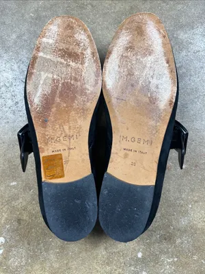 M. Gemi Adelina Black Genuine Suede and Leather Buckle Mary Jane Size: 36 (US 6) thumbnail 6