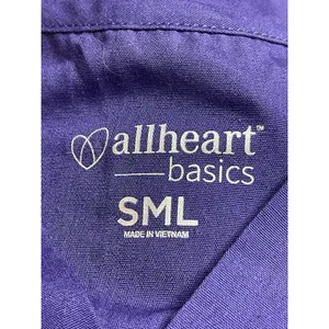 AllHeart Basics Scrub Set Purple Size‎ S/M Bin11 thumbnail 2