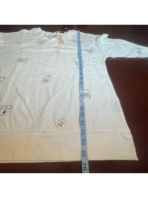 Mesh+Love White Dog Pups Graphic Embroidery tshirt Kitsch '90s Animal Core Sz L thumbnail 5
