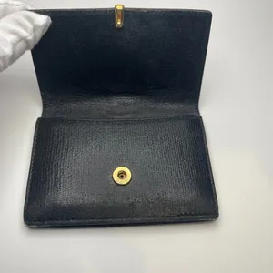 YSL Y Line Compact Wallet Wallet - Black w/ Gold - Preowned thumbnail 6