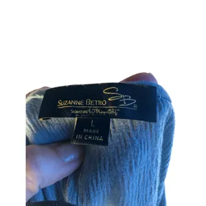 Susan Betro Womens Blouse in Sage Size L thumbnail 4