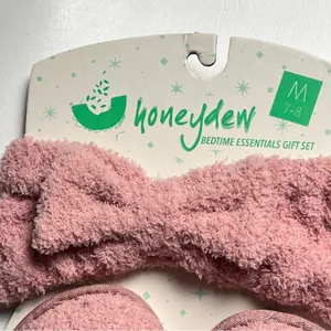 Honey Dew Women's Bedtime Accessories Slippers Scrunchie and Headband Set NWT thumbnail 4