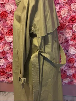 Mango Double-Breasted Beige Knee-length Trench Coat(2XL) thumbnail 2