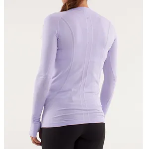 Lululemon Size 16 Swiftly Tech Long Sleeve 2.0 Lilac Purple Activewear Top thumbnail 2