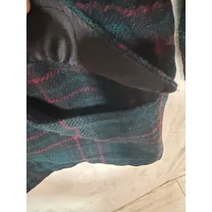 Woolrich Vintage Plaid Hooded Jacket Womens Small Green Red Wool Blend Zip Up thumbnail 11
