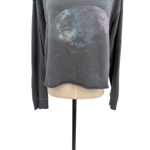 Spiritual Gangster Moon Dream‎ Mazzy Pullover Sweatshirt Gray Celestial Medium thumbnail 5