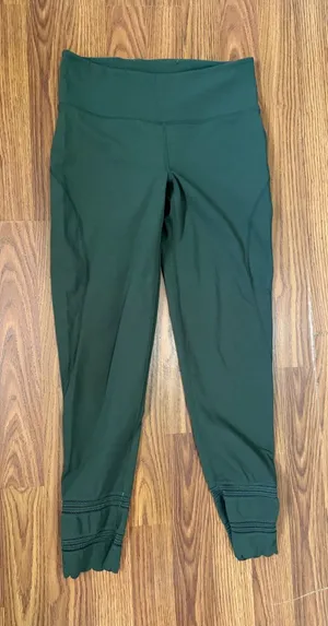 Free People Movement Genesis Yoga Scalloped Eyelet Lattice Leggings SP thumbnail 1