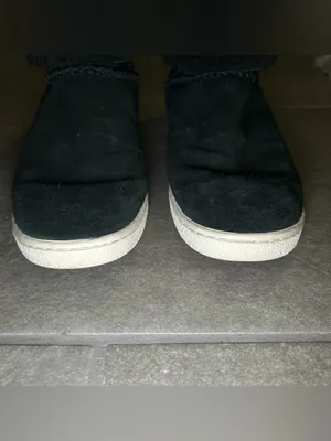 UGG Mika Black Suede Slip On Winter Cuffed Sneaker Snow Boots Womens Shoe Size 8 thumbnail 6