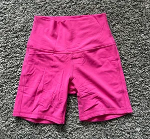 lululemon athletica Hot Pink High-Rise Bike Shorts thumbnail 1