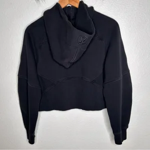 Lululemon Scuba Oversized 1/2 Zip Hoodie Black XS/S thumbnail 7