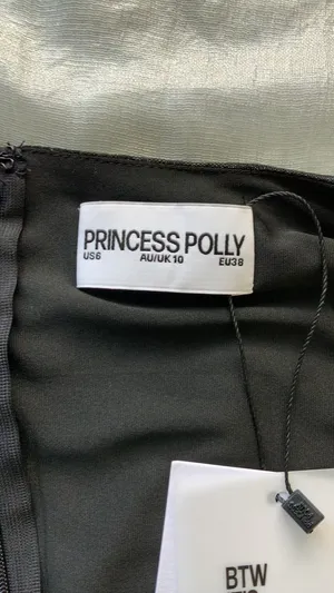 Princess Polly Martinez Long Sleeve Mini Dress Black thumbnail 5