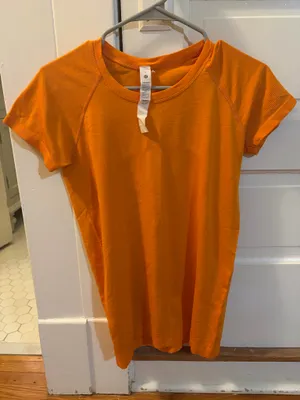 Lululemon Swiftly Short Sleeve in Orange thumbnail 1