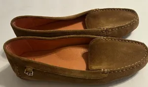 UGG Women's Olive Brown Suede Moccasins thumbnail 1