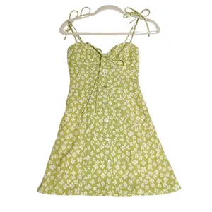 Princess Polly Floral Lime Mini Dress Sz 10 thumbnail 5
