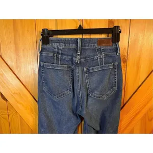 Hollister Ultra High-Rise Mom Crop Jeans Distressed Size 0/24 VTG Stretch (2434) thumbnail 7
