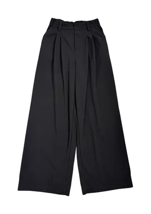 Halara Flex High Waisted Pleated Wide Leg Work Casual Pants Black Size XS thumbnail 1