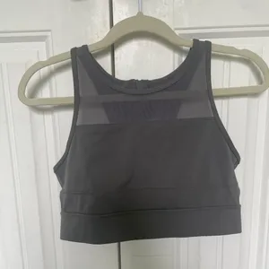 grey all star sports bra thumbnail 1