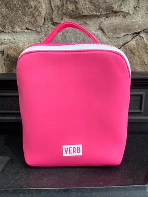 Verb Zip Around Makeup Case Cosmetic Bag Hot Pink Brand New Makeup Not Included thumbnail 3