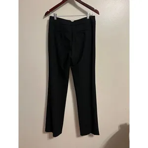 Trina Turk White Trousers with Back Stripes and Black Back Sz. 4 thumbnail 5
