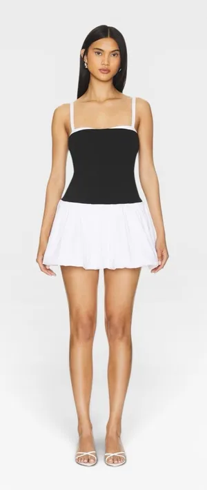 NWT Show Me Your Mumu x REVOLVE Tiffany Skort Dress Bubble Skirt Mini XSMALL thumbnail 1