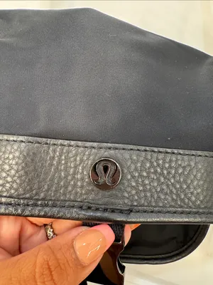 Lululemon Now & Always Crossbody bag Black Nylon Leather Trim thumbnail 10